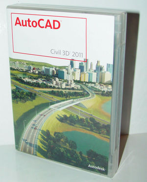 Autodesk AutoCAD Civil 3D 2011, DVD BOX Vollversion