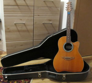 Ovation 1761 Standard Balladeer Acoustic Guitar Natural