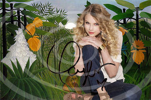 Taylor Swift Kunstdruck 45x30 cm. Souvenir. Geschenk. Andenken. Sammlerstück. BRANDNEU!