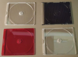 div. Slim CD-DVD Leerhüllen