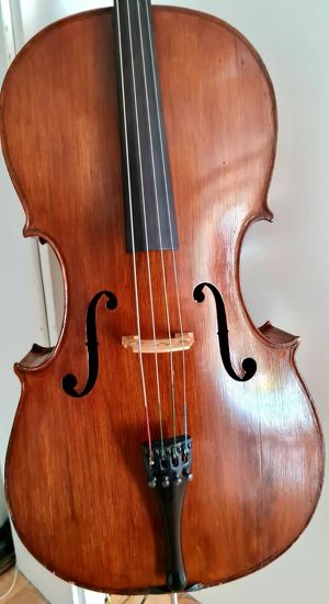 4/4 Cello Geigenbauer. Teo Schubert Frankfurt A.M. fecit 1924