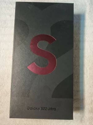 Samsung Galaxy S22 Ultra Sm-S908B/Ds 256GB  Burgundy