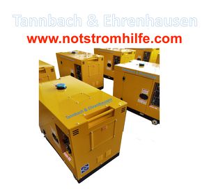 10 KVA Diesel Notstromerzeuger Tannbach & Ehrenhausen Stromerzeuger, Stromaggregat, Stromgenerator
