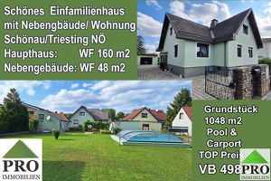 PREISHIT!!! TOP Einfamilienhaus mit Nebengebäude, großem Garten und Pool Schönau/Triesting
