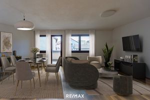 Wohnen mit Bergblick: 4-Zimmer-Maisonettenwohnung in Zentrum