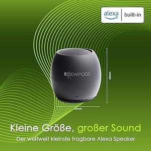 Mini tragbarer Bluetooth Lautsprecher mit Amazon Alexa
