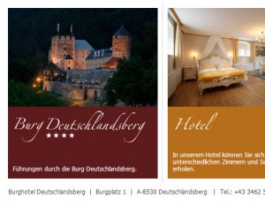 Burg Deutschlandsberg - Hotel Restaurant ****