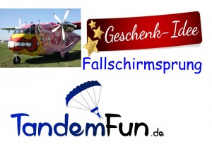 Fallschirmspringen Gutschein Tandemsprung