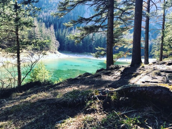 Sicht auf den bekannten Grünen See in der Steiermark