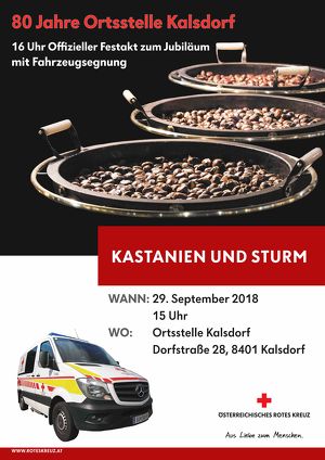 Kastanien und Sturm - 80 Jahre Rotes Kreuz Kalsdorf