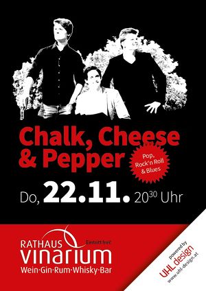 Chalk, Cheese & Pepper live im Rathaus Vinarium Leibnitz