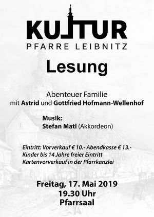 Kultur Pfarre Leibnitz - Lesung "Abenteuer Familie"