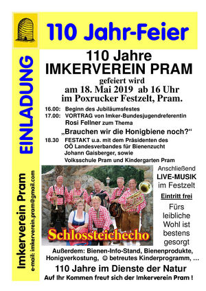 110 Jahrfeier des Imkerverein Pram