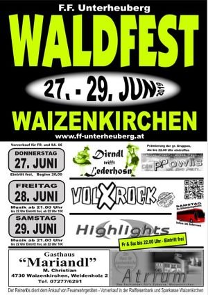Waldfest Waizenkirchen