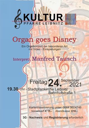Kultur Pfarre Leibnitz - Orgelkonzert