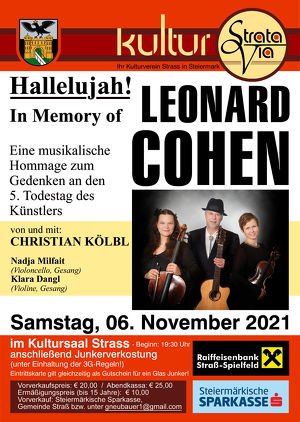 HALLELUJA - In Memory of Leonhard Cohen