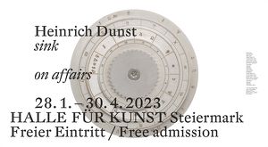 Heinrich Dunst. sink / on affairs