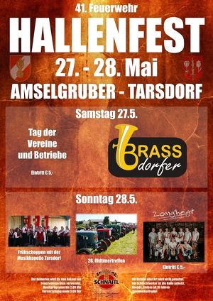40. Tarsdorfer Hallenfest 2023 - Früschoppen am Sonntag mit Oldtimertreffen