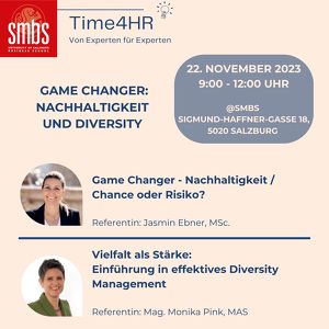 Time4HR: GAME CHANGER - Nachhaltigkeit und Diversity