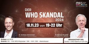 Vortrag: Der WHO Skandal 2024 - Dr. Sönnichsen; Dr. Michael Brunner