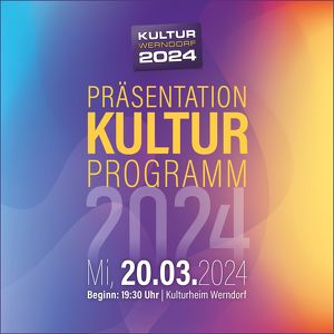 Präsentation Kulturprogramm 2024 mit Livemusik von Blasbalg und Treasure